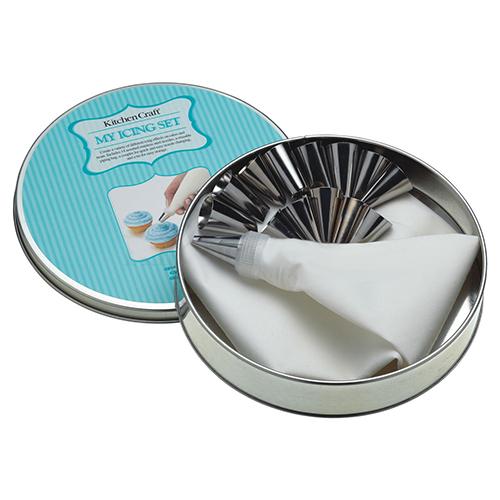 Icing set met spuitmondjes en spuitzak - Sweetly Does It | Kitchen Craft