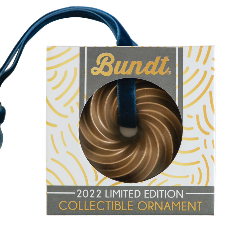 2022 - Goud - Nordic Ware kerstbal - kerstornament - Limited Edition collectible ornament - Nordic Ware