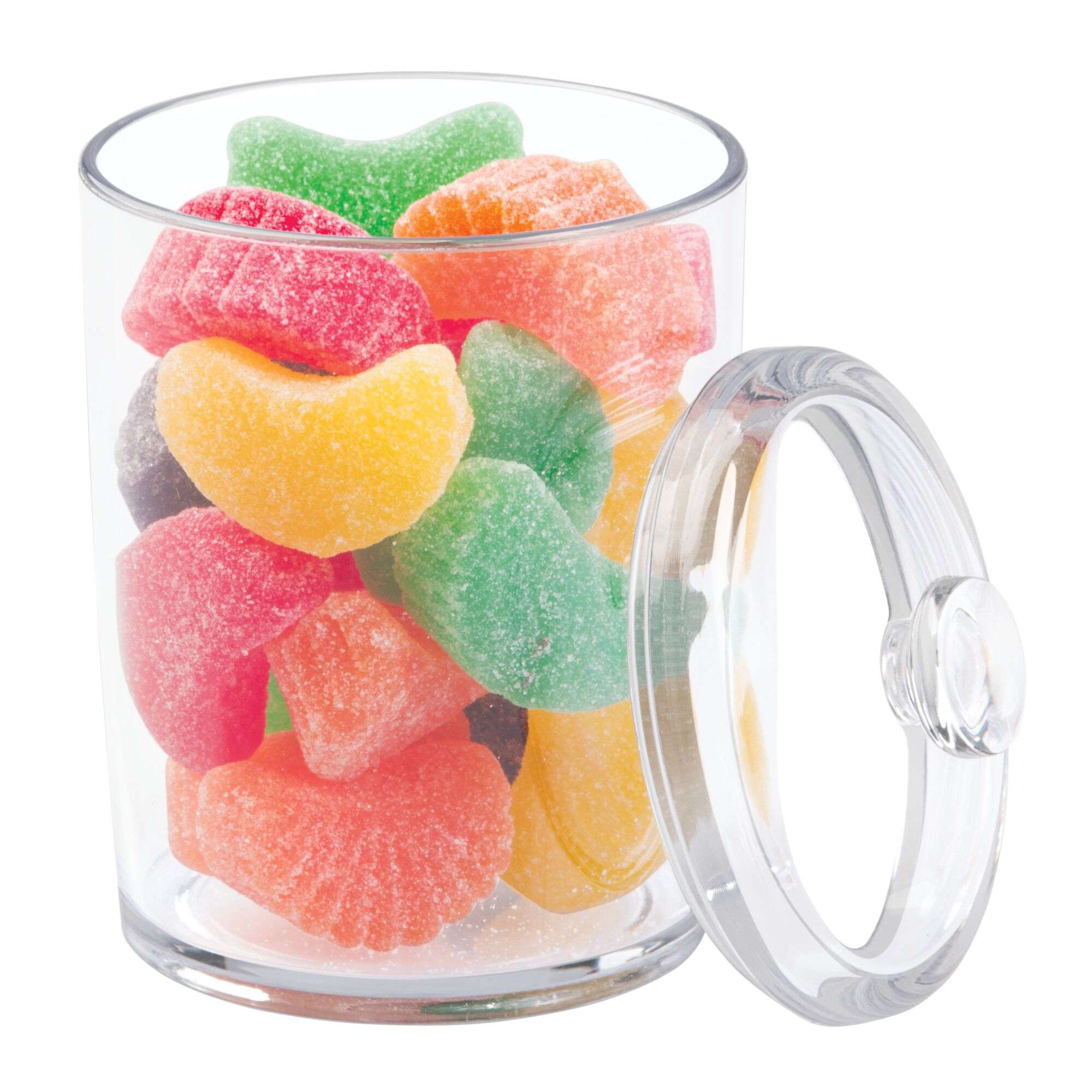 Voorraadpot met Deksel, Klein, 20.3 x 9.5 x 8.6 cm, Transparant, Kunststof - iDesign