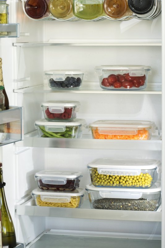 Vershoudboxenset, 3 stuks, Glas - Pebbly