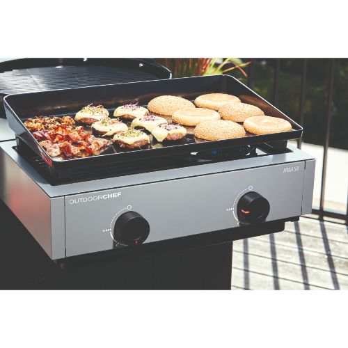 Plancha Bakplaat voor Gasbarbecue Arosa Evo, 62.3 x 38.4 cm - Outdoorchef