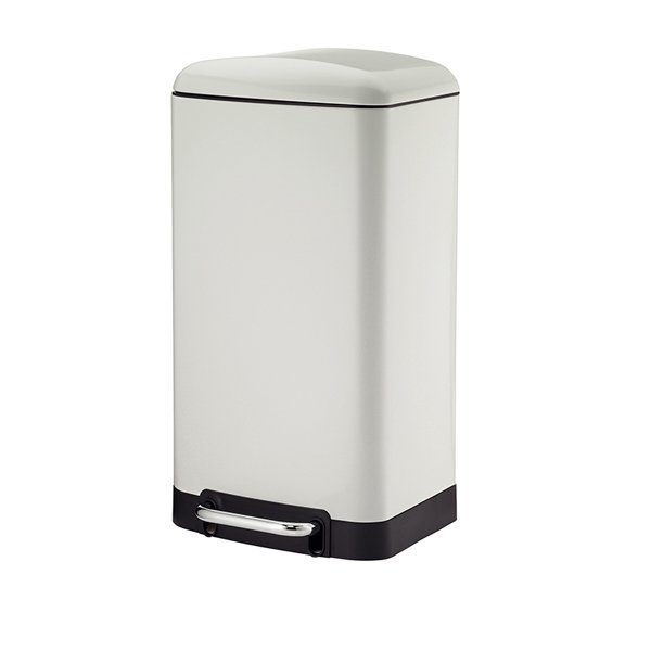 Afvalemmer RVS Wit, 30 L - Kela | Davino