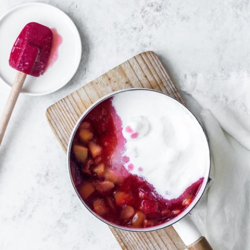 Spatel, Siliconen, 28 cm, Rood - Tala