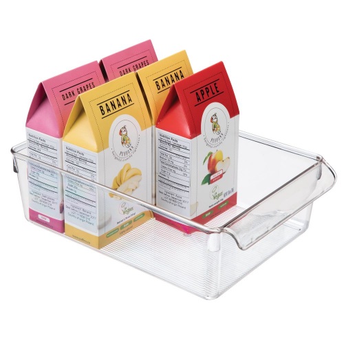 Koelkast Organizer met Handvat, 29.2 x 20.3 x 8.9 cm, Kunststof, Transparant - iDesign | Linus