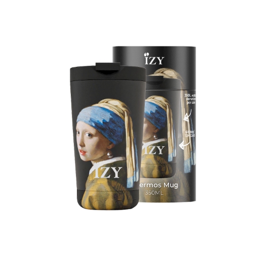 Thermosbeker 0.35L, RVS, Meisje met de Parel Vermeer - IZY | Art Collection