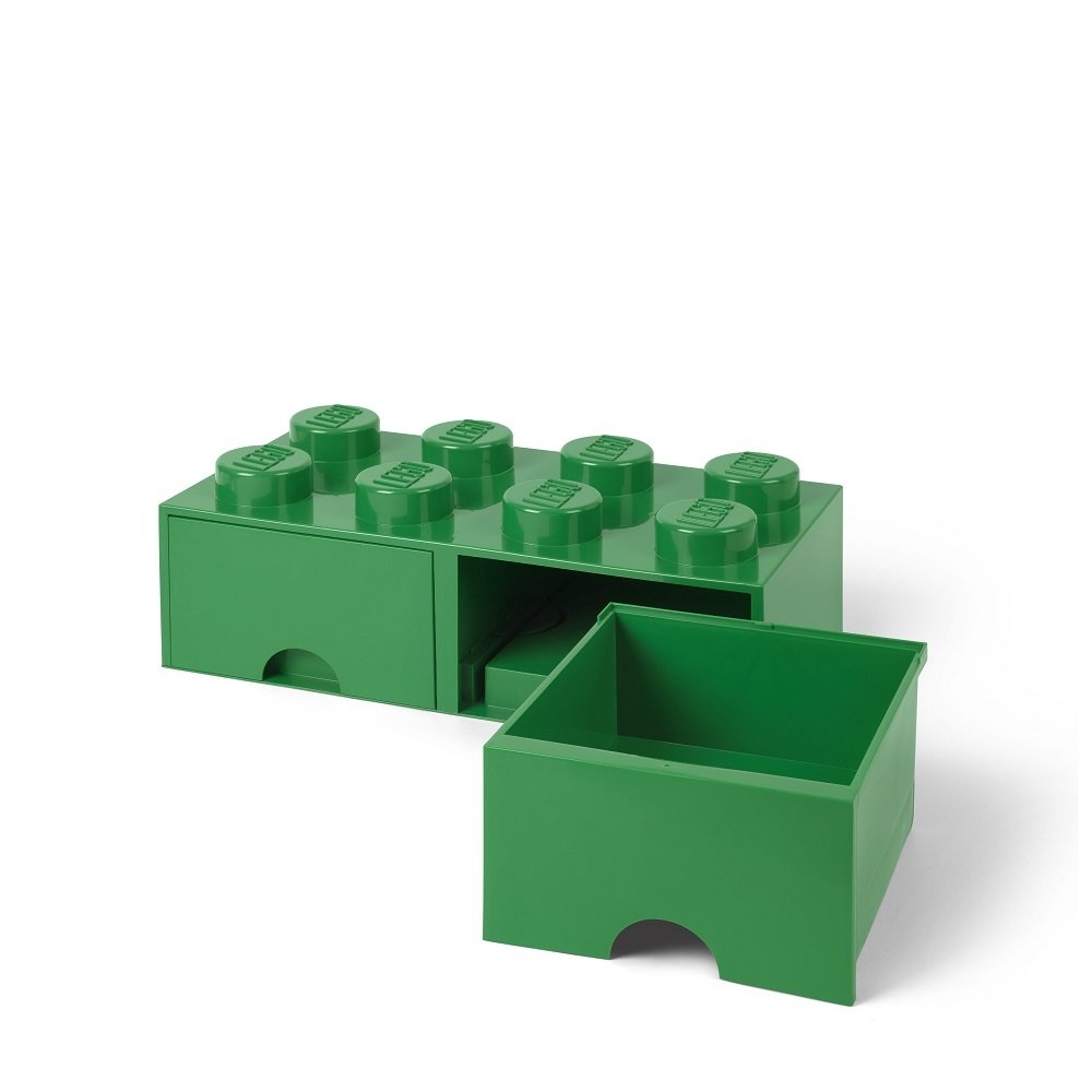 Opberglade Brick 8, Groen - LEGO