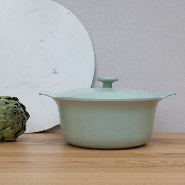 Kookpan met deksel 24 cm, Gietijzer, Groen - BergHOFF | Ron