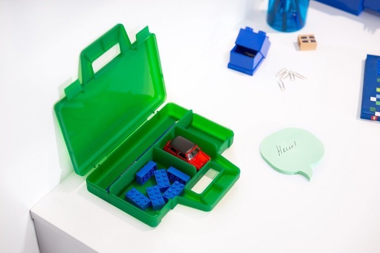 Sorteerkoffer To Go. Groen - LEGO