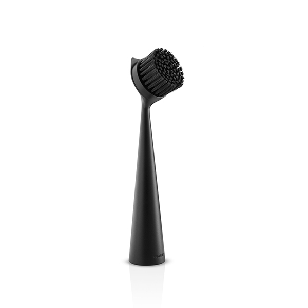 Afwasborstel met Vervangbare Borstel, Nylon, 23 cm, Zwart - Eva Solo