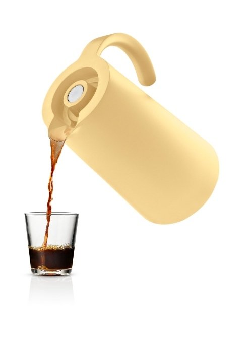 Rise Vacuüm Thermoskan. 1 L. Geel - Eva Solo