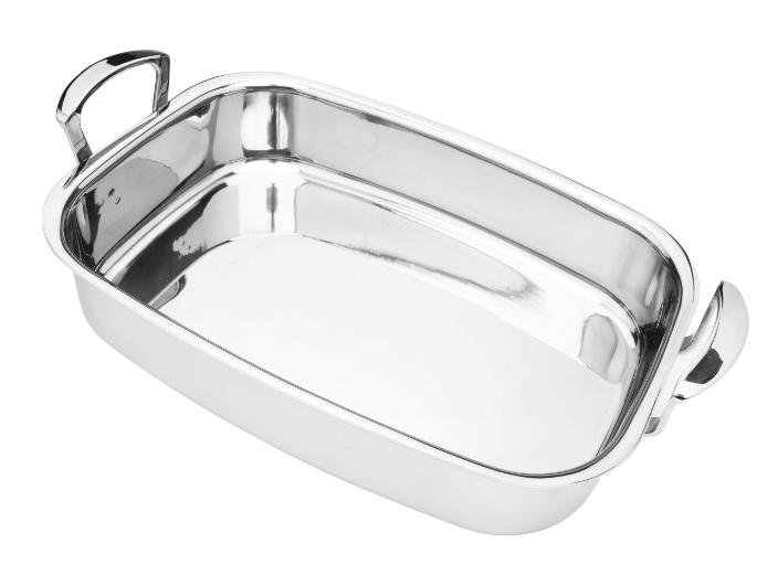 Braadslede/Ovenschaal, 5-ply, RVS, 35 x 24 x 6 cm - Cookai