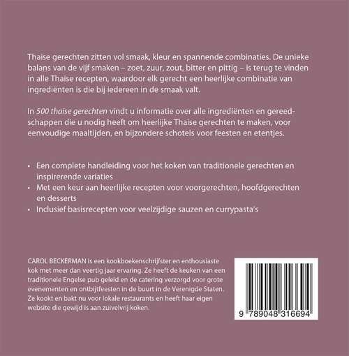 500 Thaise gerechten - Carol Beckerman