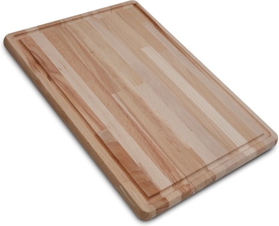 Snijplank met Sapgeul, Maat M, 35 x 25 x 2 cm, Beukenhout - HKS Selection
