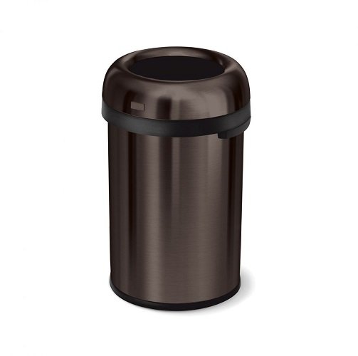 Afvalemmer Bullet Open Top Can 115 liter - Brons - Simplehuman