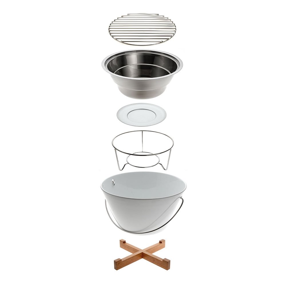 Tafelgrill Houtskool - Ø 31 cm - Wit - Eva Solo