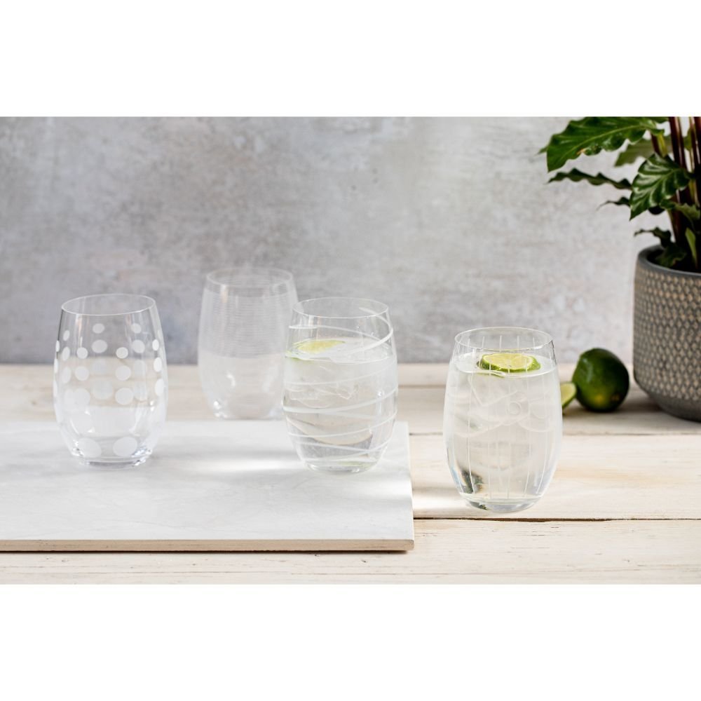 Set van 4 Wijnglazen, Stamloos, 0.48 L - Mikasa | Cheers