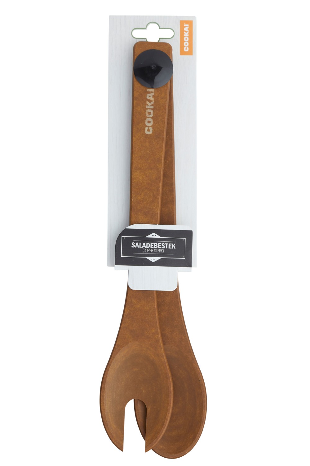 Saladebestek, Hout, Bruin - Cookai