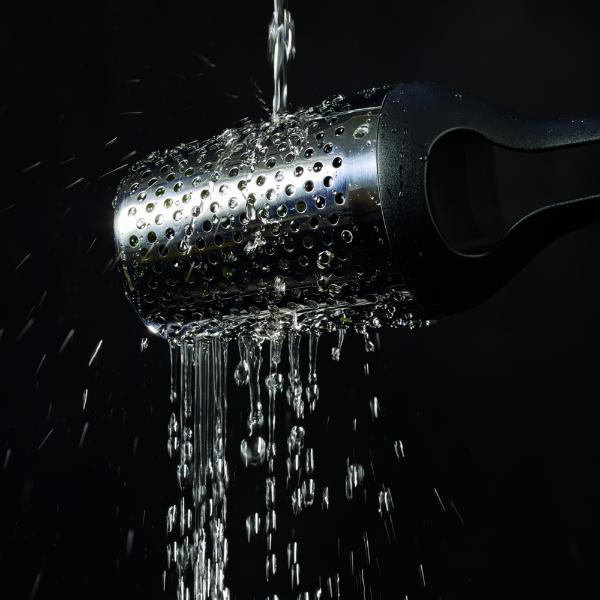 Kruidenbol met Mes, 8 x 22 cm, Zwart - Rösle