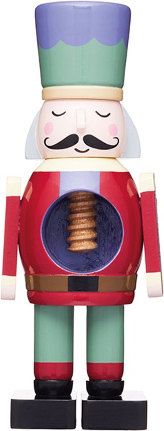 Notenkraker, Hout, Soldaat, Man, Donker, Handgeschilderd - KitchenCraft | The Nutcracker Collection
