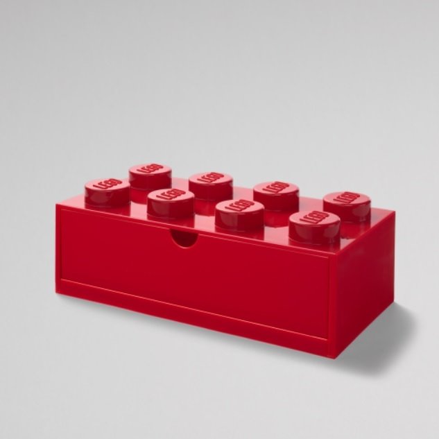 Bureaulade Brick 8, Rood - LEGO