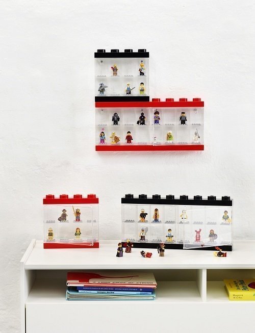 Opbergbox Minifiguur 16, Rood - LEGO