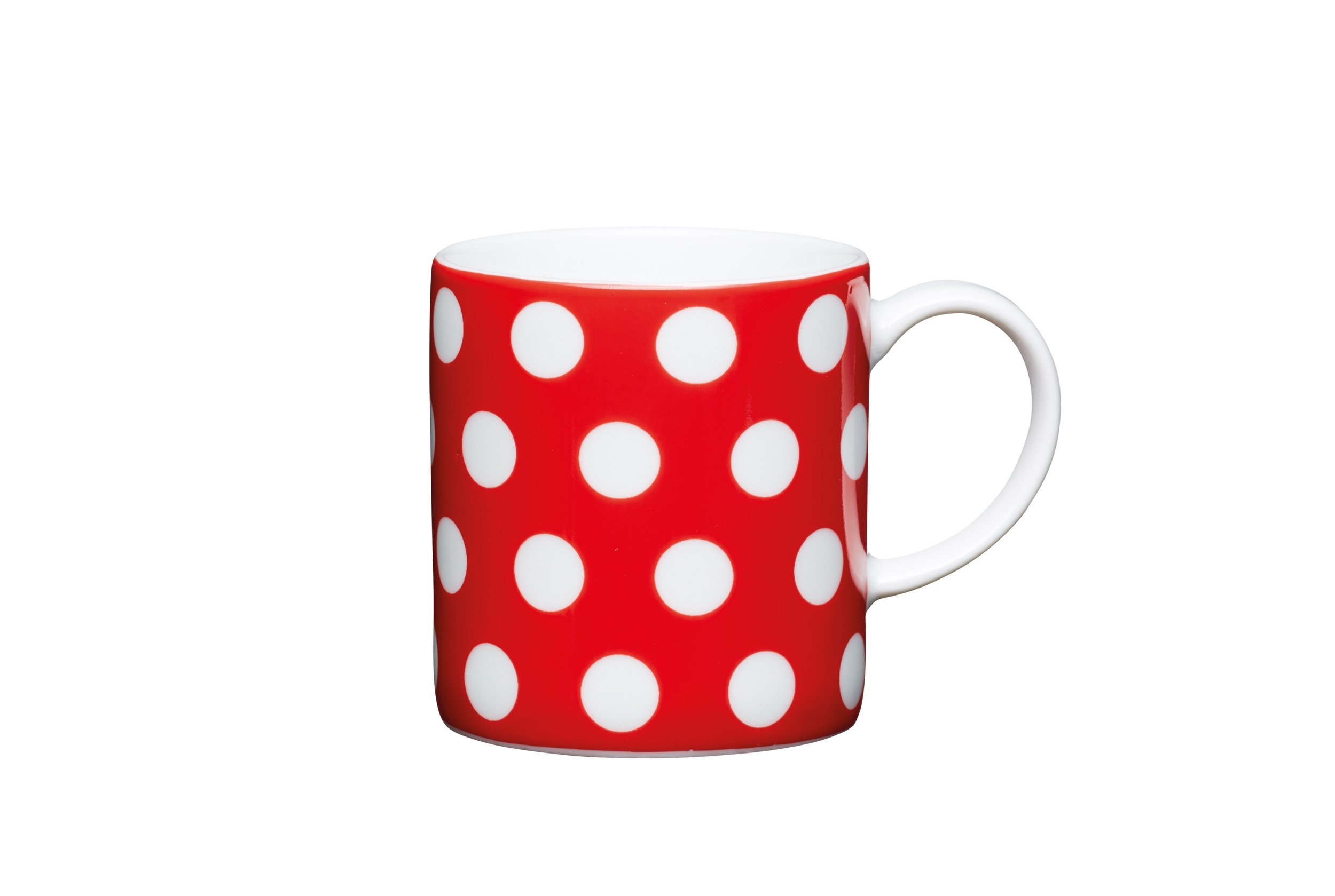 Espresso Kopje - Polka Dot - Rood - 80ml - KitchenCraft