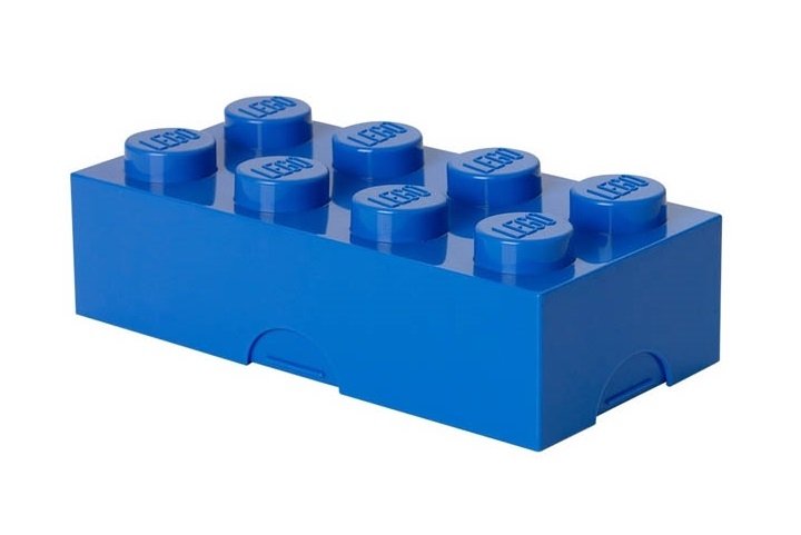 Lunchbox Classic Brick 8. Blauw - LEGO