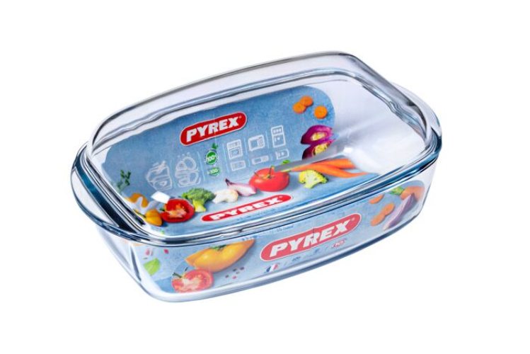 Schaal Rechthoek met Deksel, 6,5 liter - Pyrex | Essentials