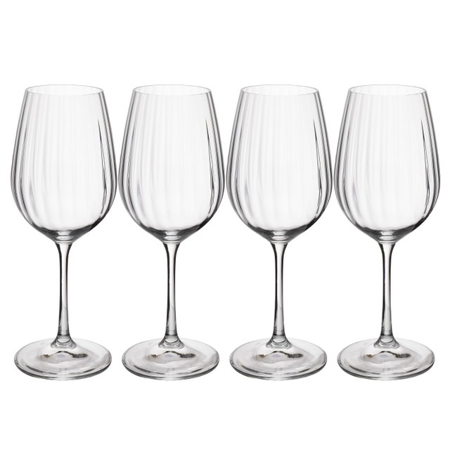 Mikasa Treviso 4pc White Wine Glasses, 350ml, Gift boxed