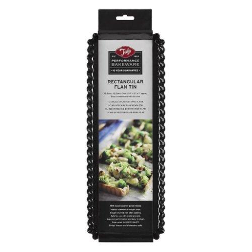 Geribbelde Bakvorm, Rechthoek, Losse Bodem, 35.5 x 12.5 cm - Tala | Performance