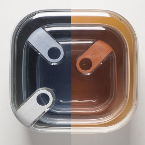 Lunchbox,  Set van 3, Sunrise, Vierkant - Omada | Pull Box