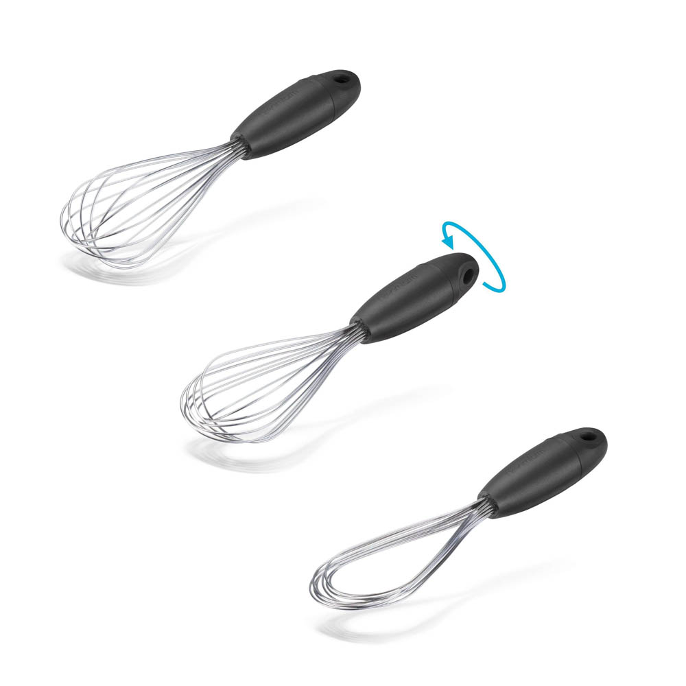 Garde Mini Flisk, 3-in-1, Zwart - 23cm - Opvouwbaar | Dreamfarm