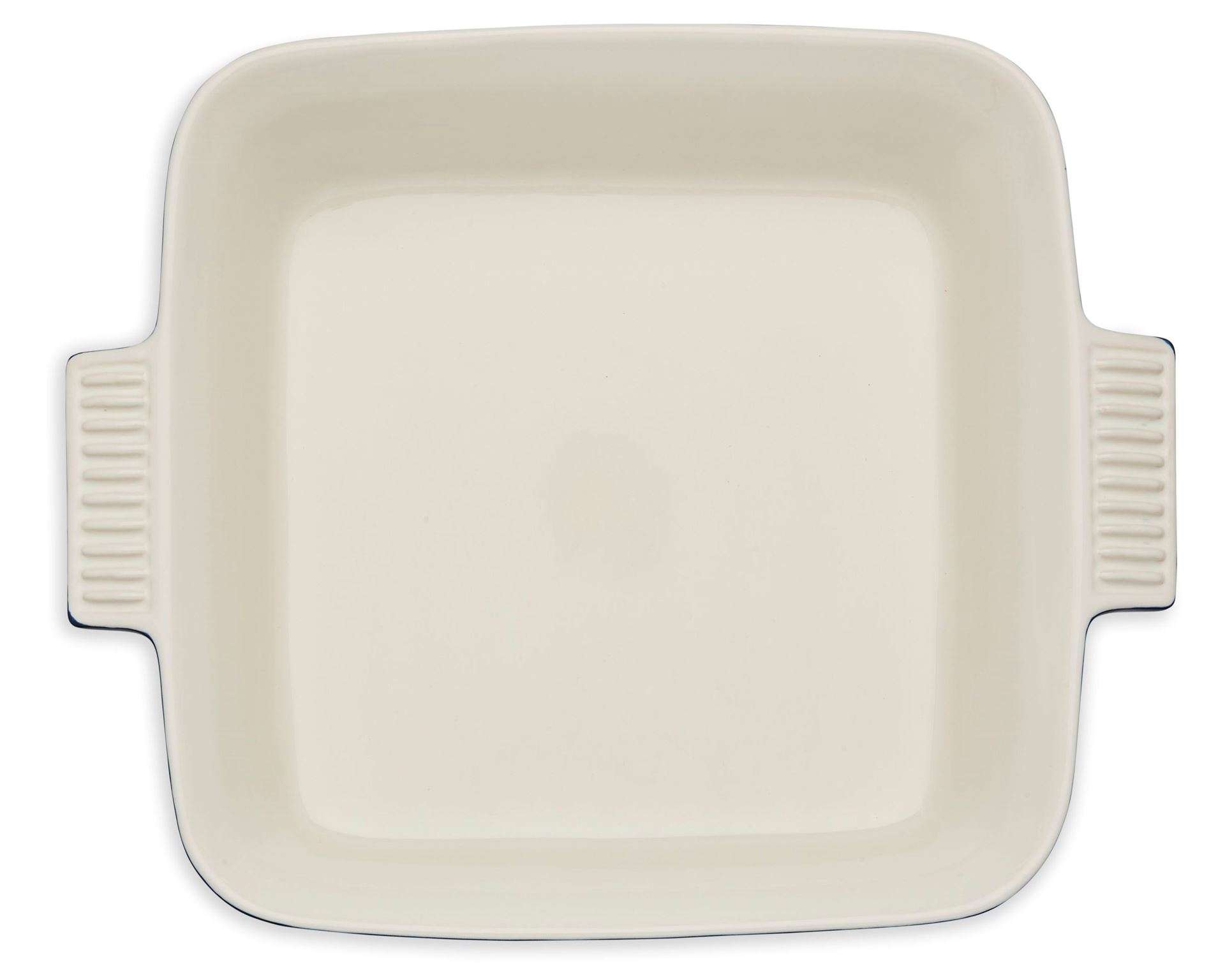 Ovenschaal, 26 x 26 cm, Vierkant, Blauw, Keramiek - Barbary & Oak | Foundry