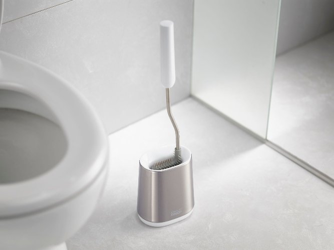 Flex Steel Toiletborstel, met Houder - Joseph Joseph