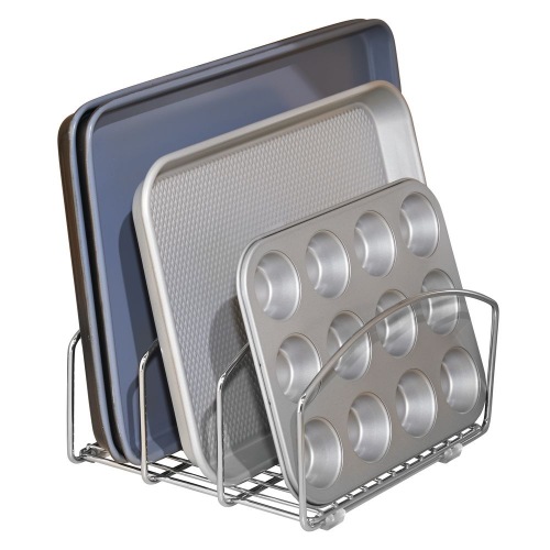 Keukenkast Organizer, 25.4 x 21.6 x 14.2 cm, RVS, Zilver - iDesign | Classico