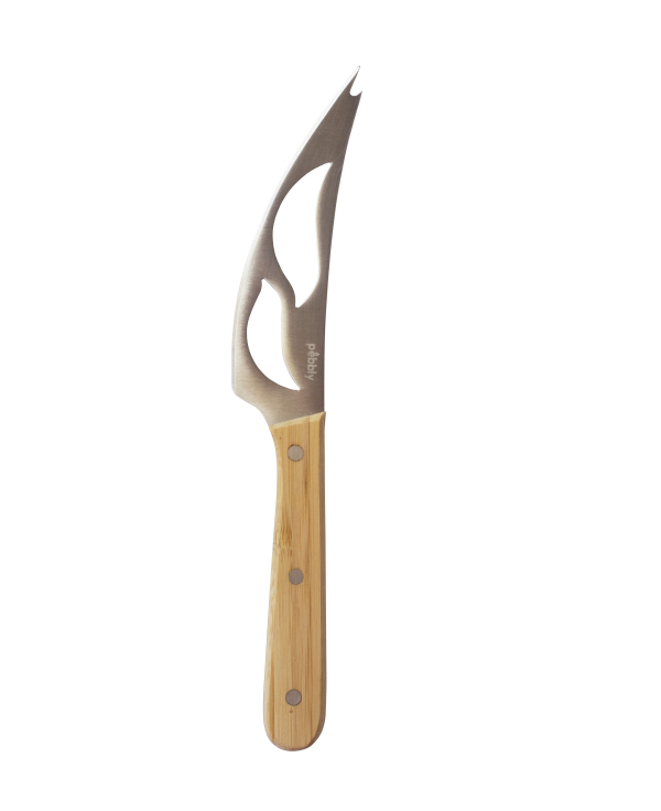 Kaasmessenset, 2 stuks, Bamboe - Pebbly