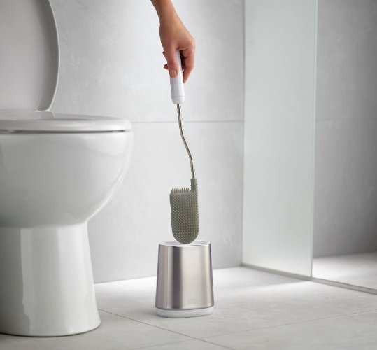 Flex Steel Toiletborstel, met Houder - Joseph Joseph