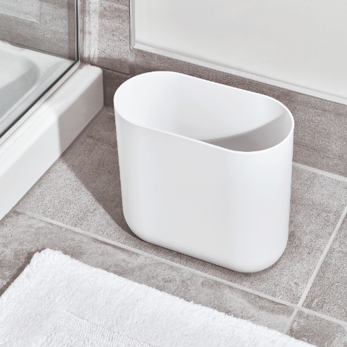 Afvalbak Slim Waste, Mat Wit - iDesign | Cade