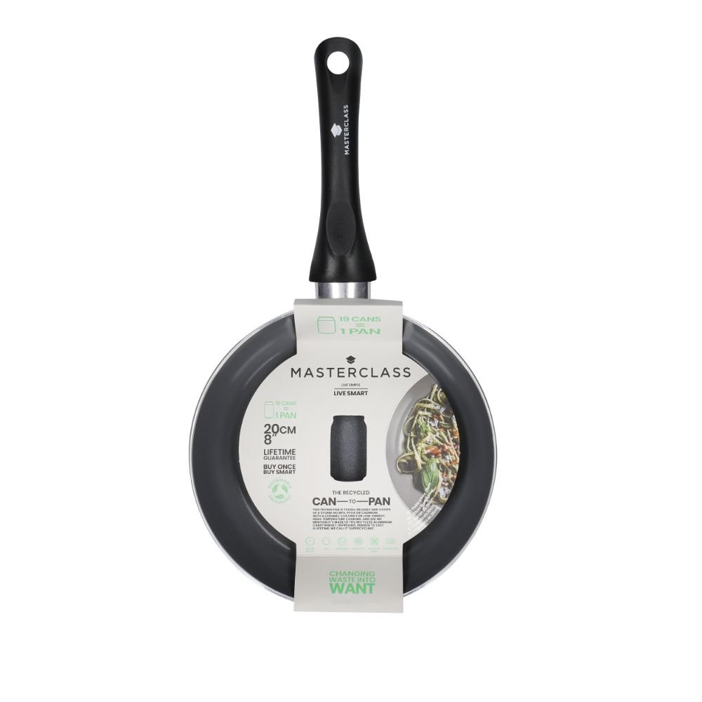Koekenpan, 20 cm, Gerecycled, Non-Stick - MasterClass | Can-to-Pan