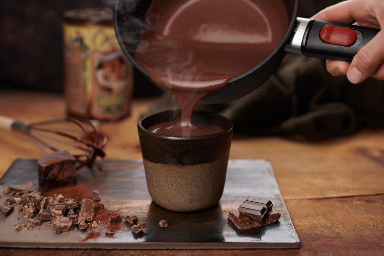 Sauspan, Steelpan, ø 18 cm, 1.6 L, Gerecycled Aluminium, QXR Non Stick, Inductie - Woll | EcoLite QXR