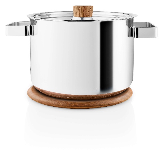 Onderzetter, Magnetisch, Bruin, Bamboe, RVS, 20 cm - Eva Solo | Nordic Kitchen