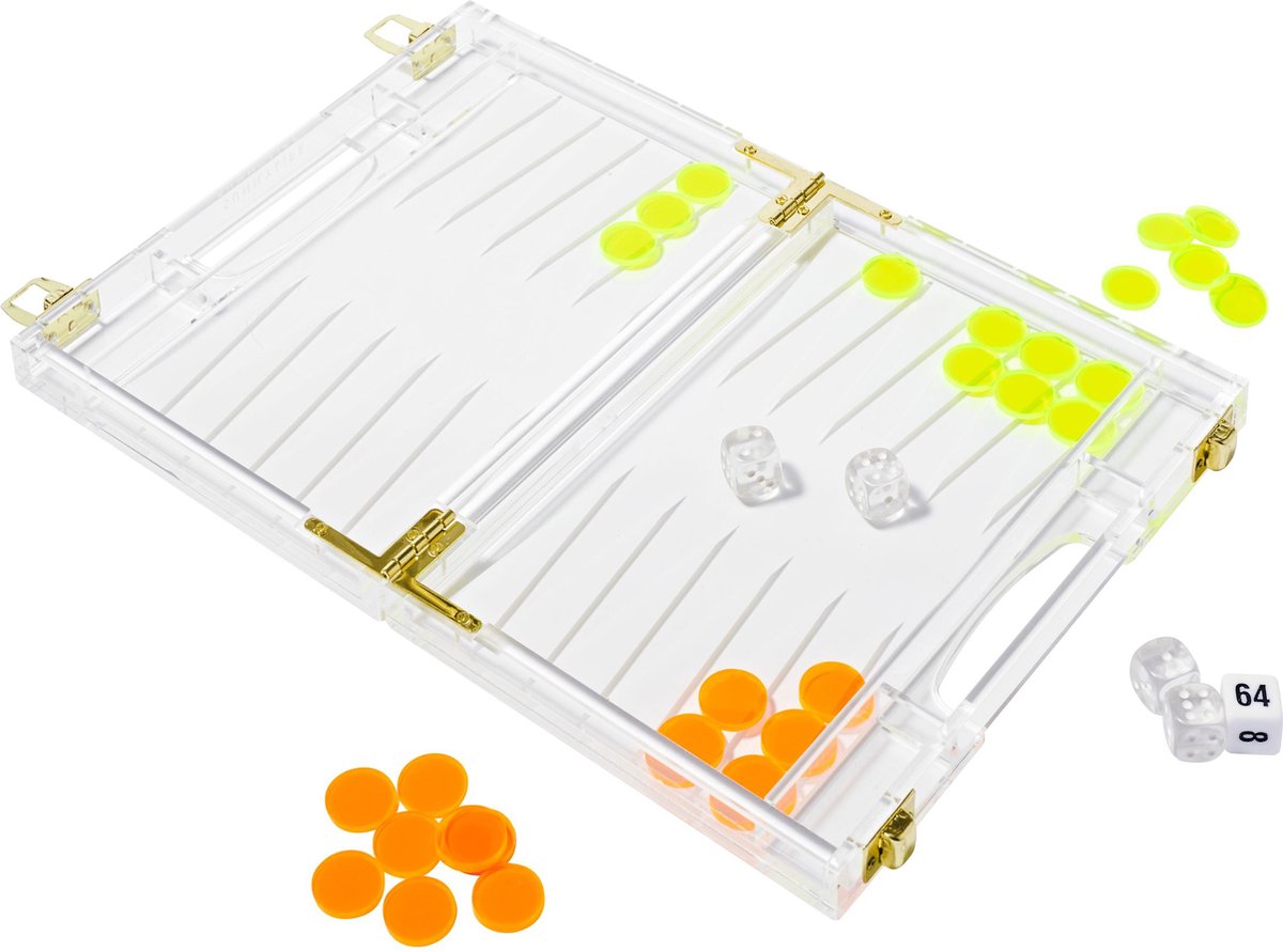 Games Lucite Travel Backgammon | Sunnylife