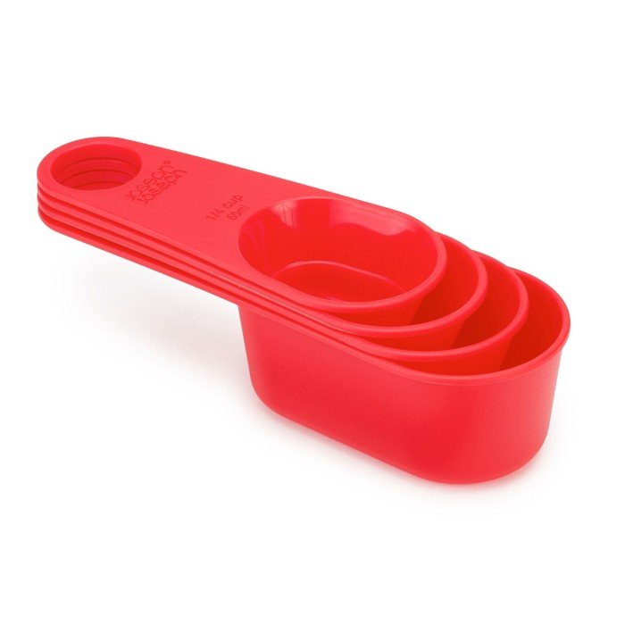 Maatcups Set - 4 stuks - Rood - Joseph Joseph | Duo