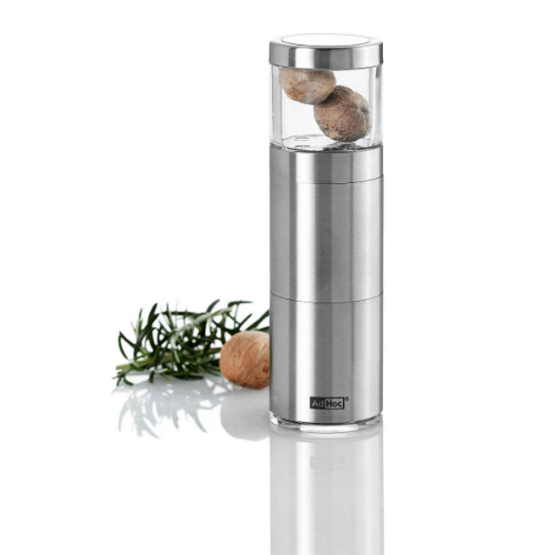 Nootmuskaatmolen Giftset, met 3 Nootmuskaat Bollen - AdHoc | Muskatino