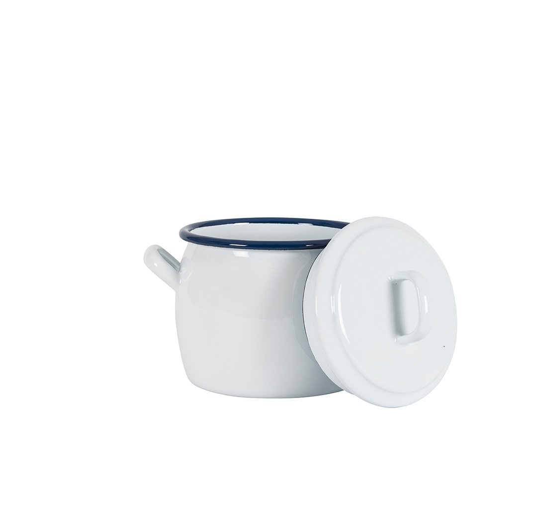 Kookpan met deksel Wit, 0,7 L - Kockums