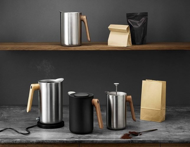 Nordic Kitchen Thermoskan - 1 liter - Zilver - Eva Solo