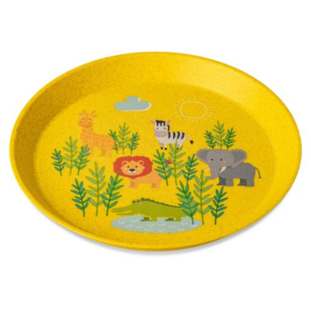 Koziol Connect Plate Jungle – Piatto Piano 205 Mm In Materiale Robusto, Lavabile In Lavastoviglie E Adatto A Microonde, Senza BPA - copertina