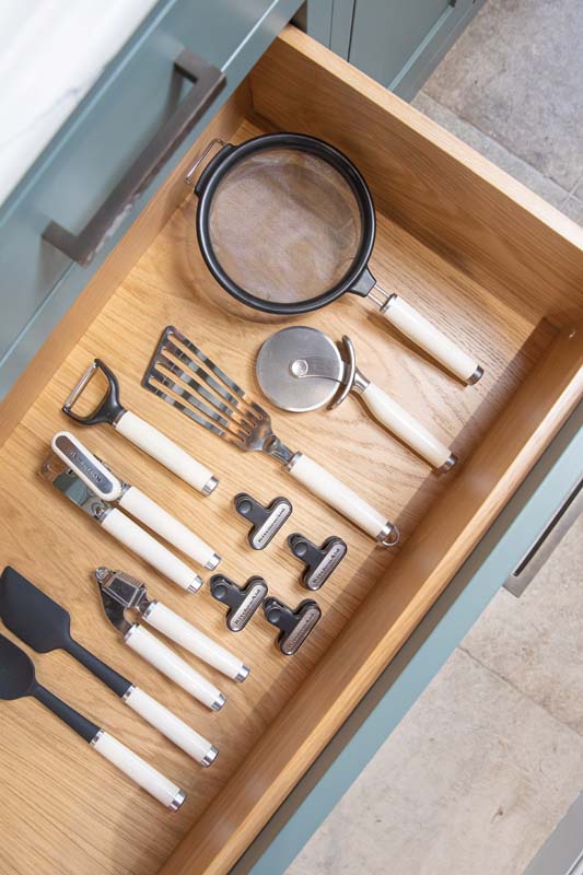 Schuimspaan, Frituurschep - Almond Cream - Hittebestendig - KitchenAid