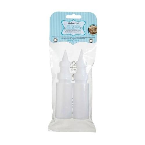 Set van twee icing flesjes met fijn spuitmondje - Sweetly Does It | Kitchen Craft