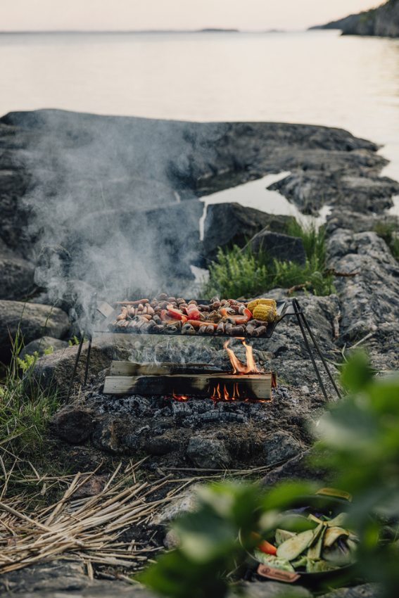 Grillplaat, Bakplaat, 63 x 27 cm, Alle Warmtebronnen, Ingebrand Koolstofstaal - Kockums